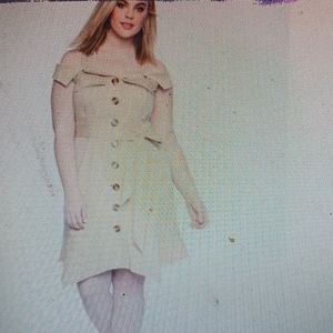 Eloquii Trench Style Coat Dresd